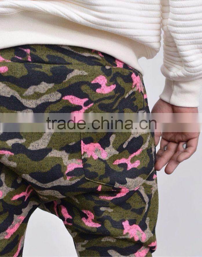 Camouflage Fleece Drop Baggy Sweatpants Standard Sports