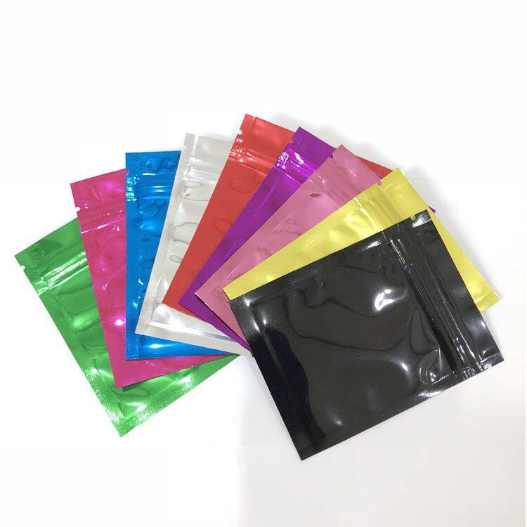 3.5g 7g 28g matte glossy printed black CR Packaging mylar bags with labels for food