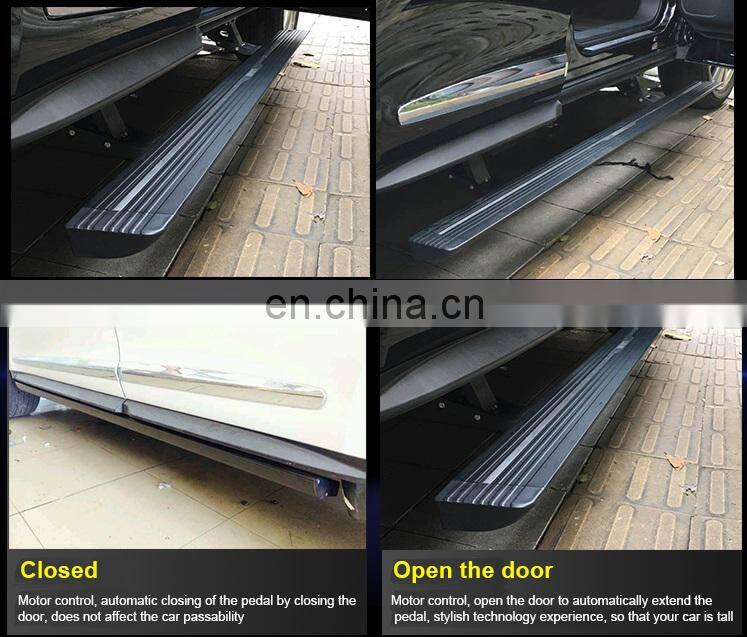 Good quality electric running board With Blue LED