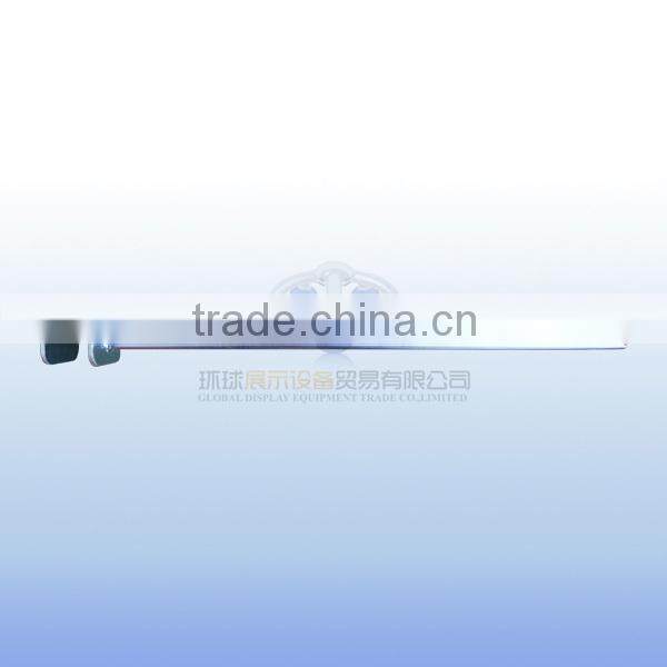 Cheap store fixtures metal crossbar hooks display for rectangular tube