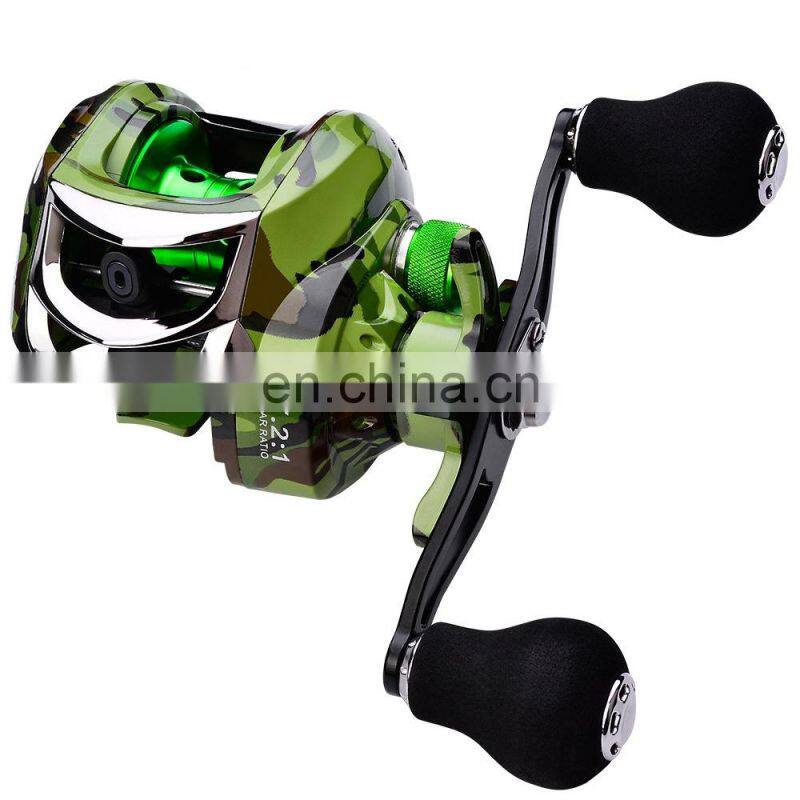 18+1 Bearings Waterproof Left / Right Hand Baitcasting Fishing Reel 7.2:1  Casting Fishing Bait Reel Baitcasting