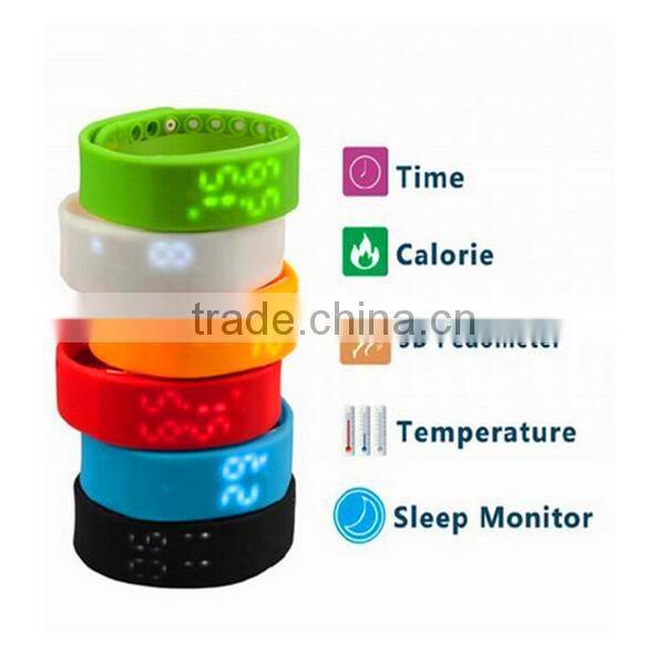 2015 new product pedometer bracelet