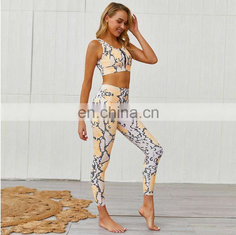 High quality wholesale yoga set fitness outfit women sets yoga set clothes active wear sexy sport fitness clothing