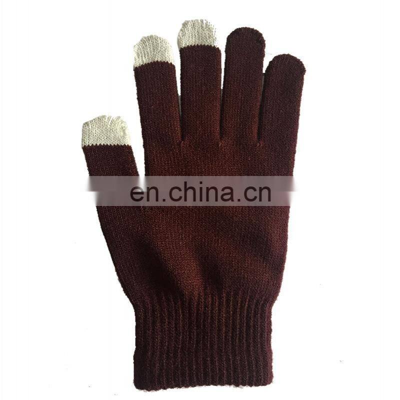 100% Cotton Warm Windproof Touchscreen Breathable Work Gloves Unisex