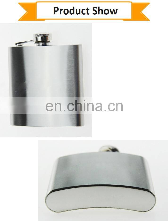 High Quality Silver hip flask