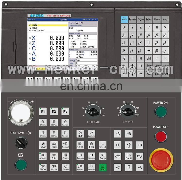 NEWKer low cost 5 axis cnc lathe controller kit for cnc retrofit kit