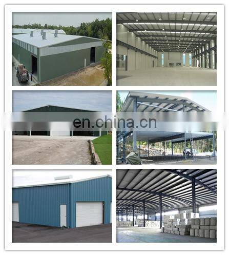 China Low Cost Prefab Steel Structure Shed Workshop / Warehouse Hangar