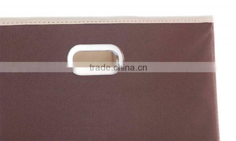 Storage Foldable Laundry Hamper with Built-in Grommet Handles