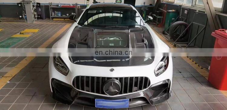 Runde Carbon Fiber Or Resin Material For Mercedes-Benz AMG GT GTC GTS IMP-Performance Style Hood Engine Bonnet Hood Cover
