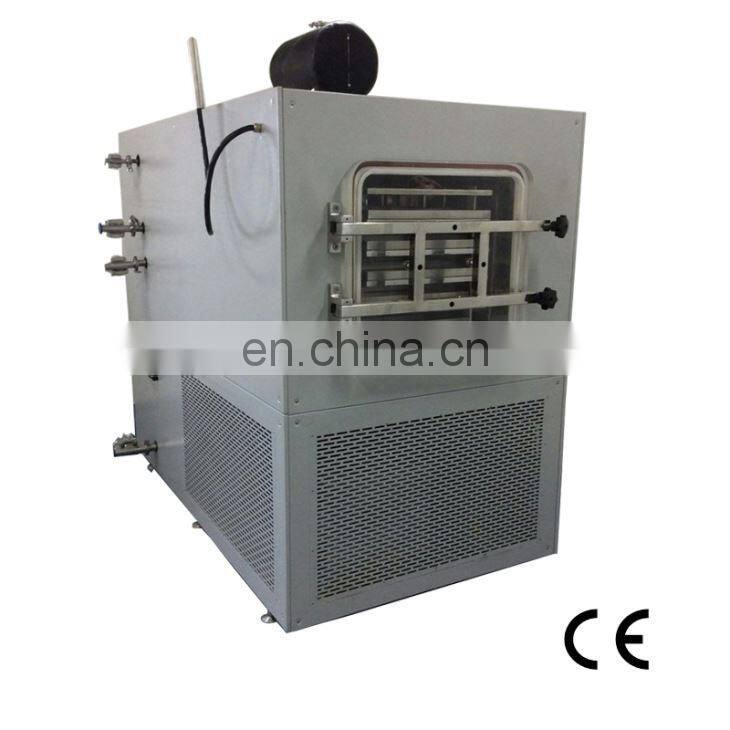 Have 2.25 sq meter freeze area small industry lyophilizer for pharmaceutical vacuum freeze drying equipment