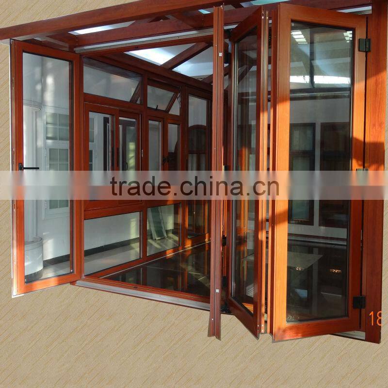 Wanjia factory wholesale aluminium sliding partitions folds