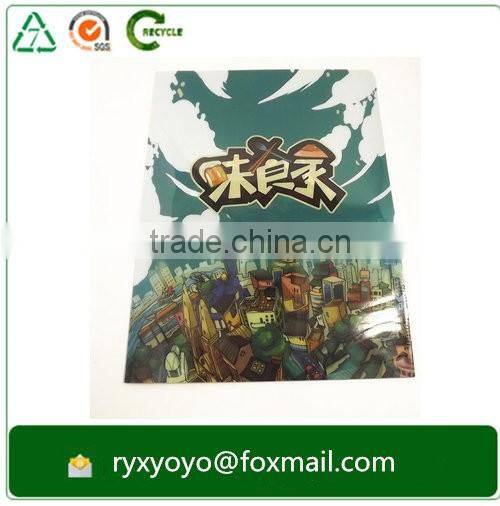 a4 cusomized pp plastic two pocket file folder
