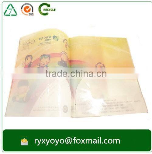 a4 cusomized pp plastic two pocket file folder