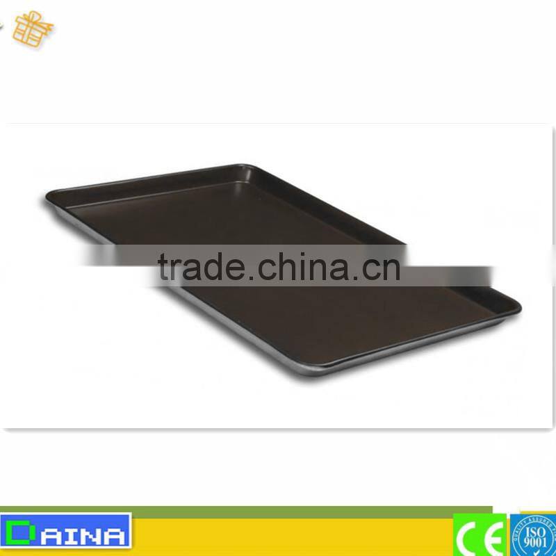 stainless steel bread baking tray hamburger tray teflon coated baking tray