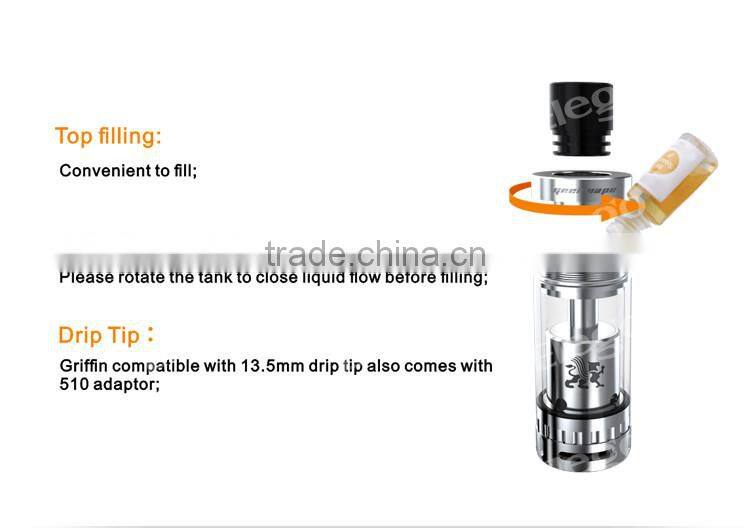 2016 Newest Geekvape Griffin 25 mini RTA tank 3ML Griffin 25 mini elego wholesale