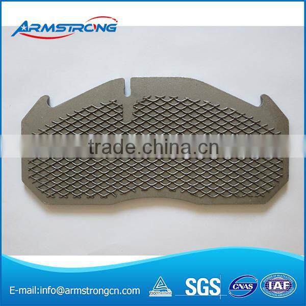 high quality High Shear Strength truck brake pad back plate