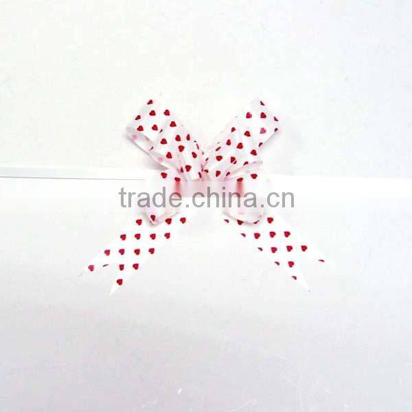 Organza Ribbon Bowknot, gift box wrapping with butterfly ribbon pull bow
