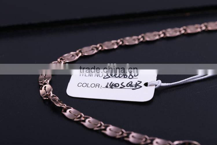 2015 china wholesale chain gold jewellery long fashion chain & coffee gold plated link chain