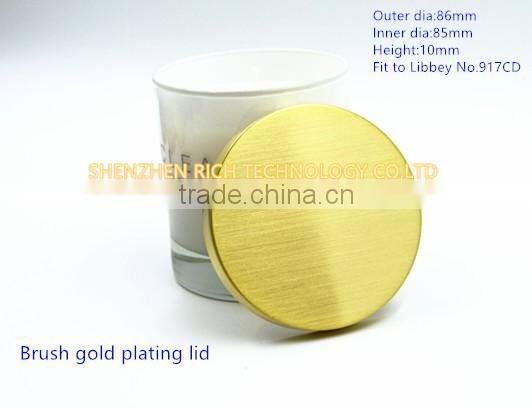 86mm Black nickle plating candle lid