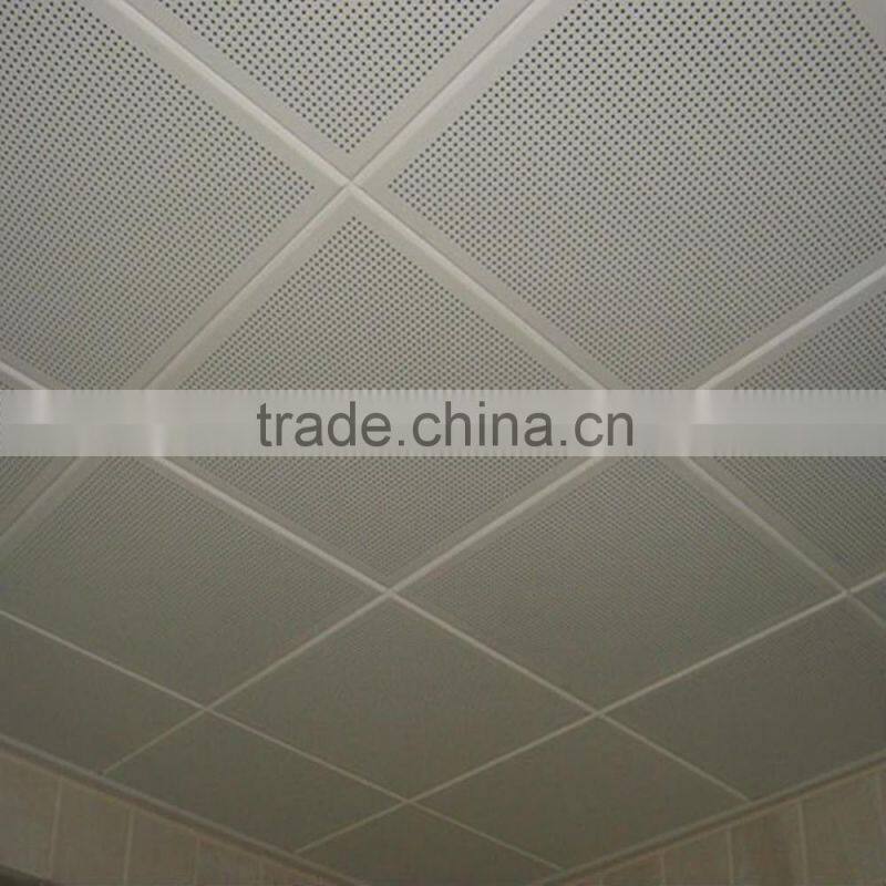 Sound-Absorbin Soundproof Square Ceiling Tile Shape Aluminum ceiling