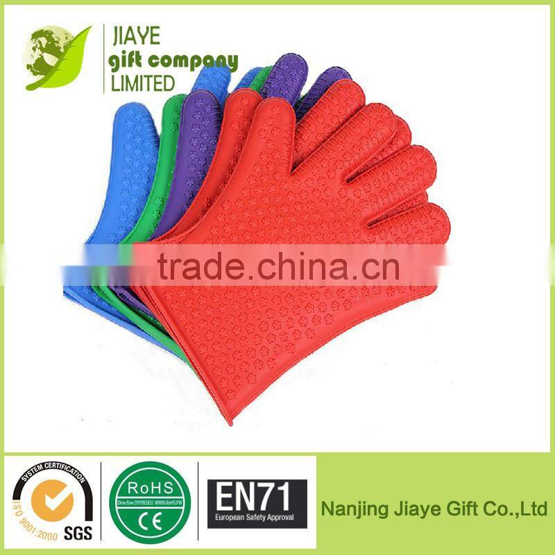 Silicone BBQ Kitchen Heat Resistant Gloves
