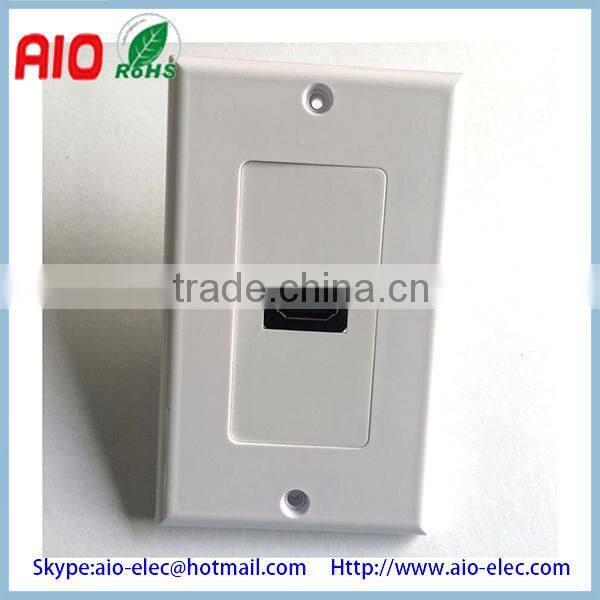 ICC Component HDMI couple Connector Audio/Video, F-Type Decora Insert wall plate