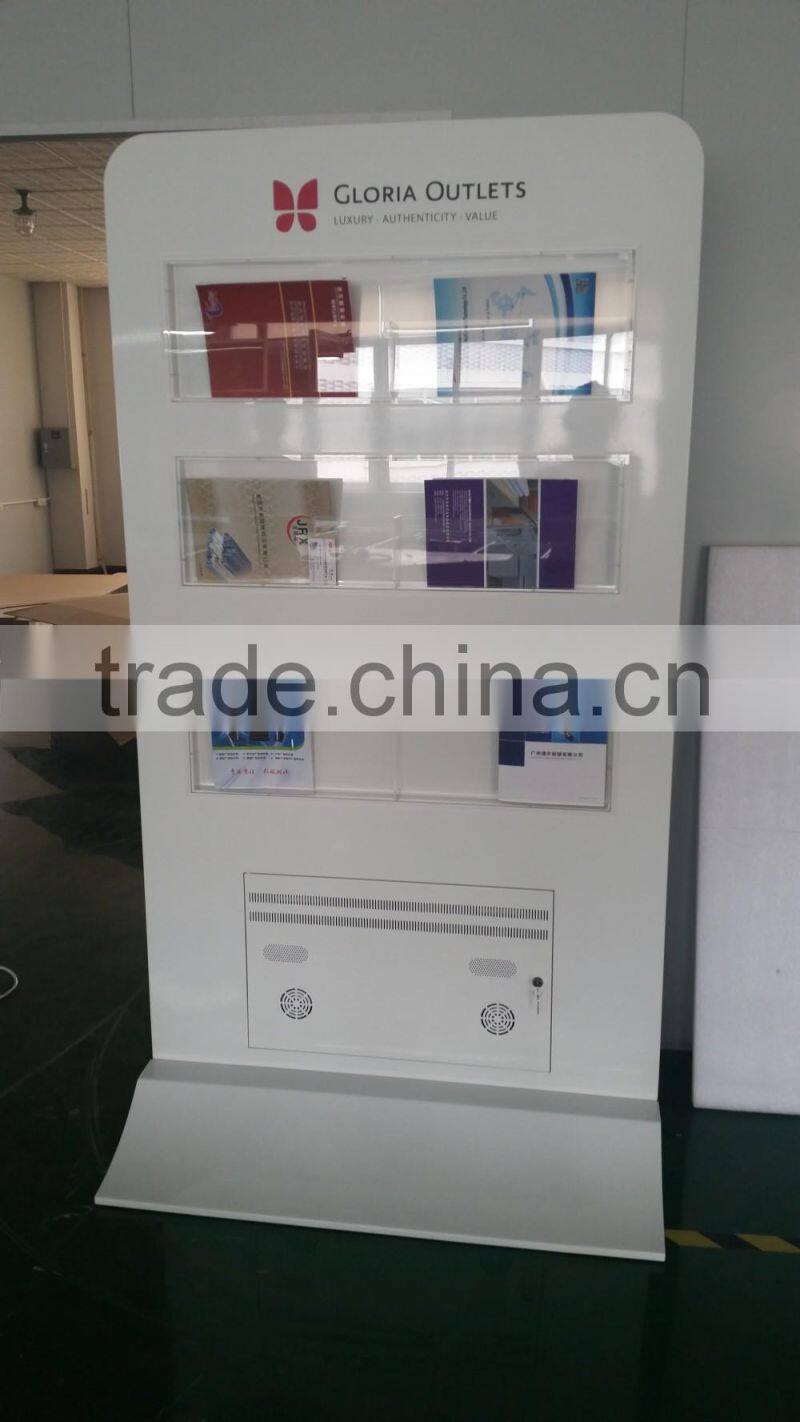 Creative Pop Cardboard Floor Display With Lcd Screen Video Player