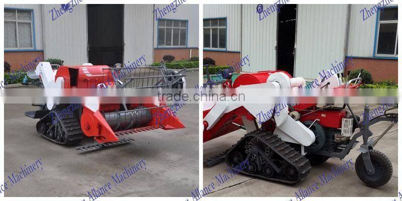 2015 factory price track rice harvester for sale