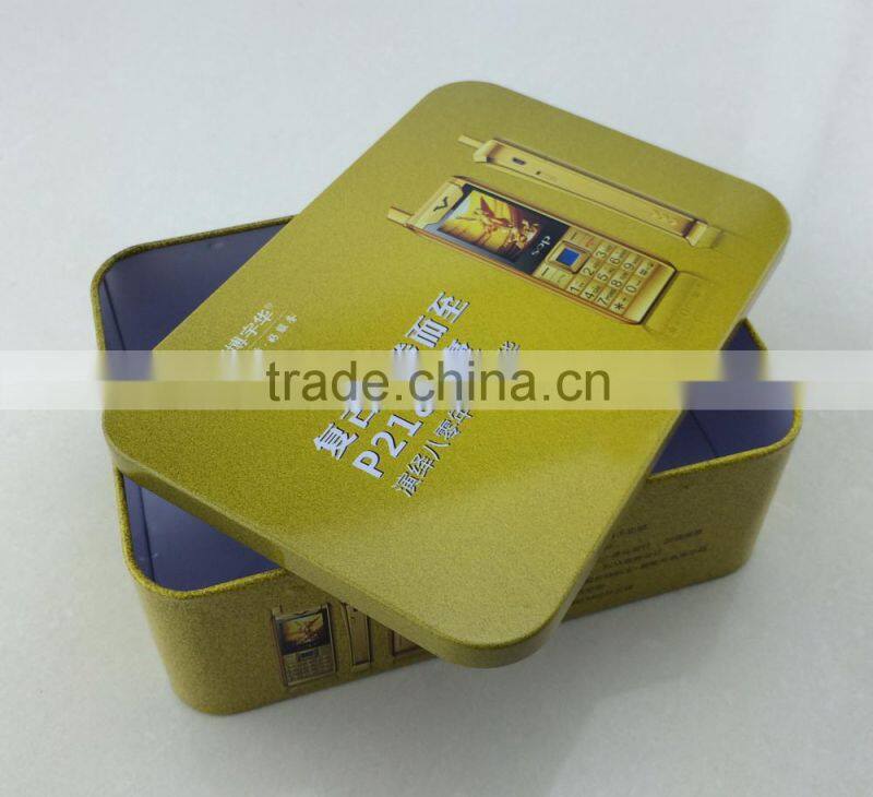 Luxury mobile phone tin cans