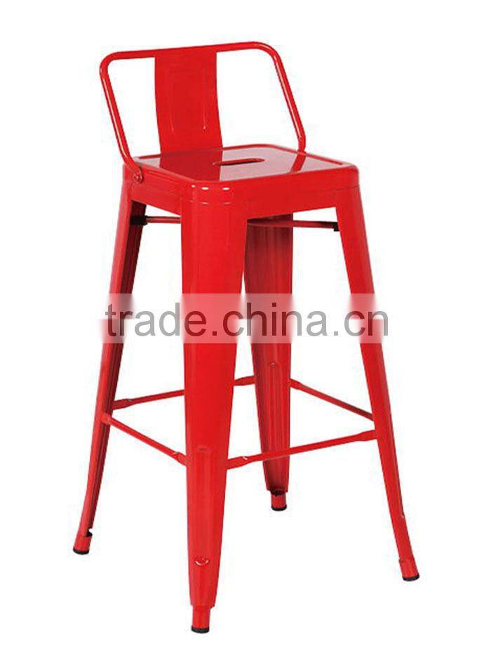 MCH-1515-2 Red Metal Stool High Bar Chair