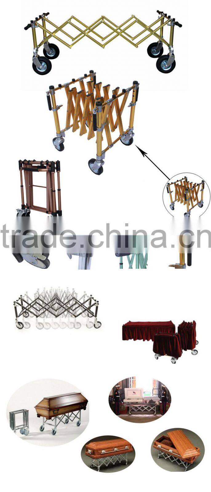 Mortuary funeral coffin boston party trolley