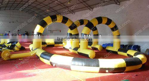 inflatable race track 10x6m inflatable sport park equipment