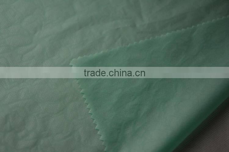 380 soft smooth tough waterproof umbrella raincoat fabric material sleepbag