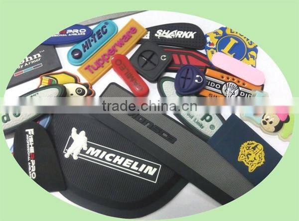 PVC label for garments , soft PVC label