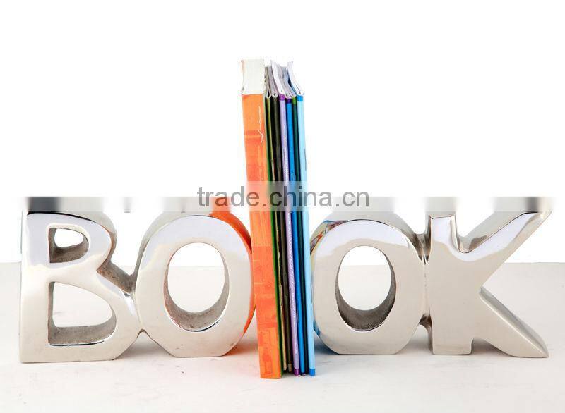 Cast Aluminum Decorative Aeroplane Bookends