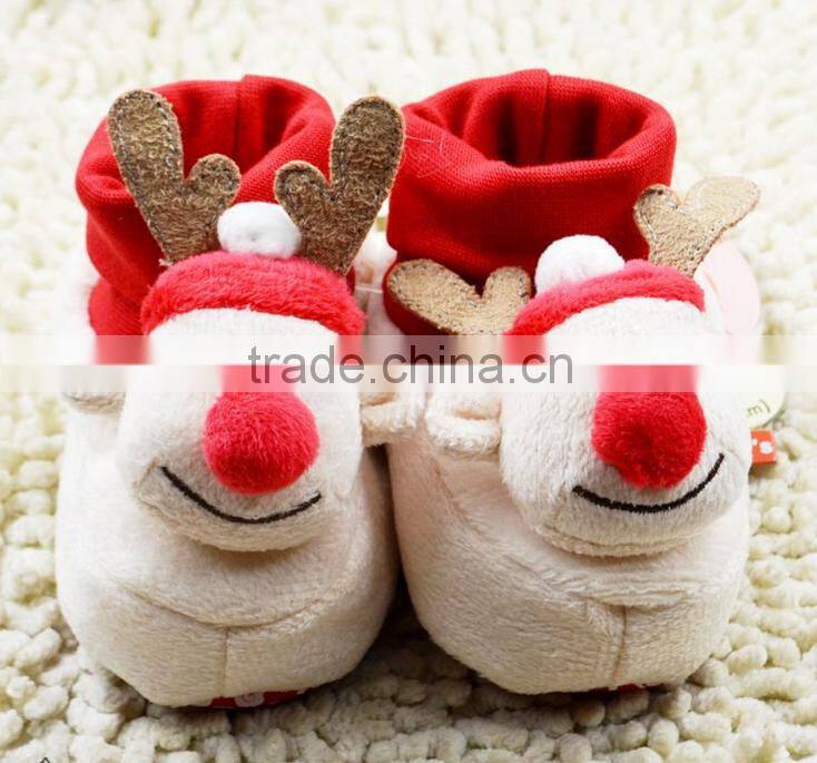 Christmas socks shoes baby toddler shoes cute animal baby socks shoes