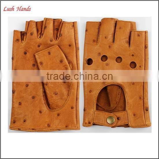 Women's driving leather gloves goatskin handmade leather gloves