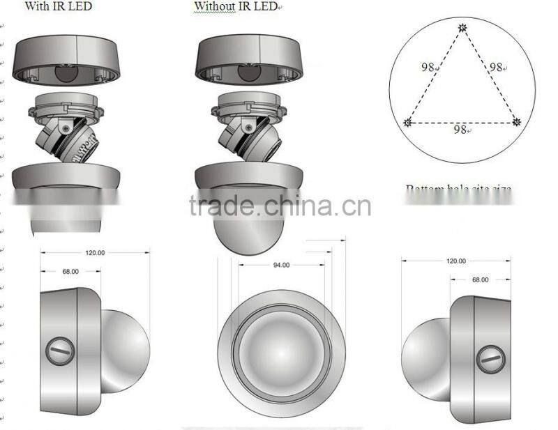 1.3MP 720P HD Network Indoor Dome Camera