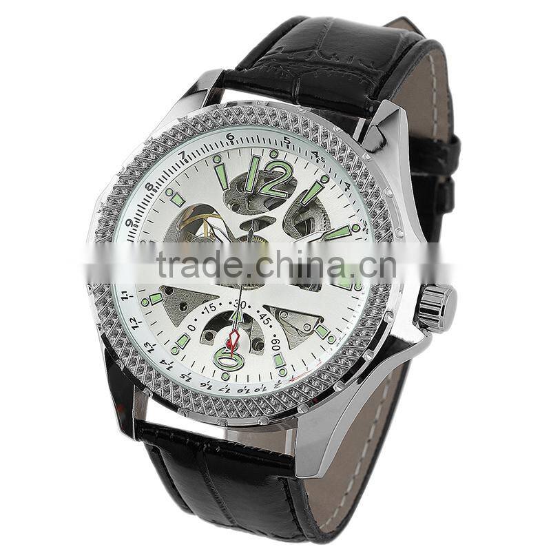 White Analog top selling jagarar watches men luxury brand automatic WM359