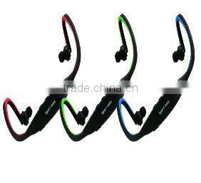 Soft and comfortable headset mp3 player for sports