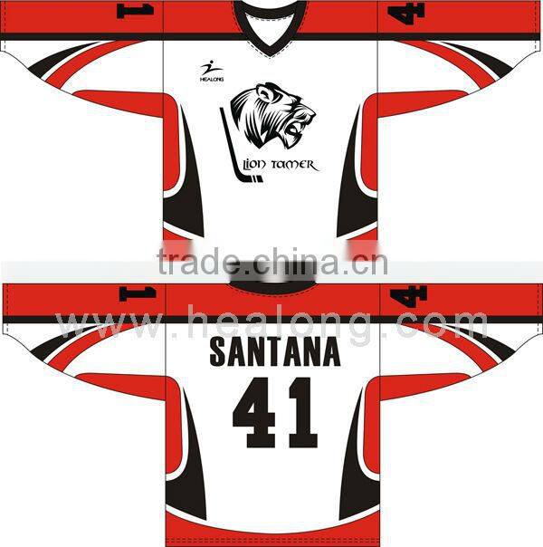 top quality cheap custom team ice hockey jerseys