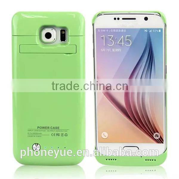 universal 4200mah ultra slim backup external battery power bank case for samsung s6