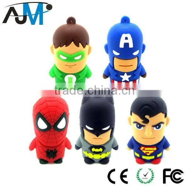 Hot ! spiderman usb flash drive batman usb 8g 16g 32g robot usb stick