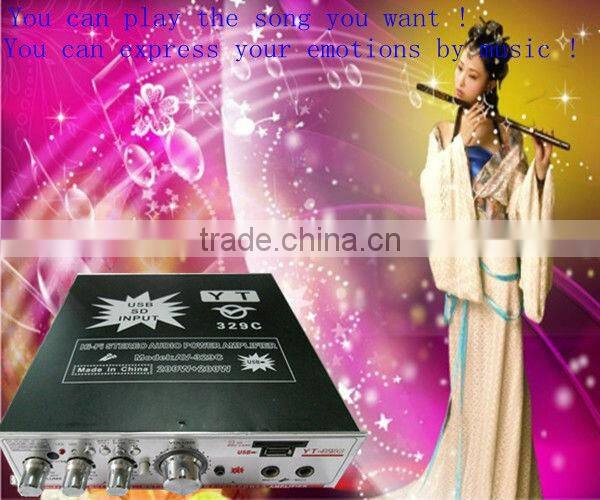 jazz music car amplifier YT-329C support USB/SD