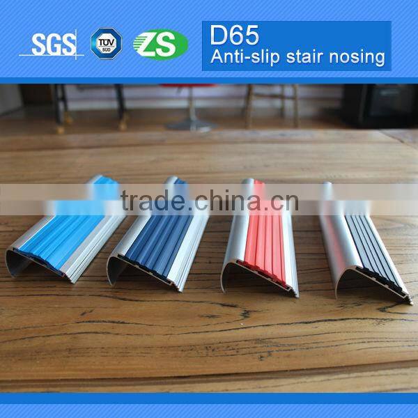 Rubber anti-slip strip/stair nosing for stairs