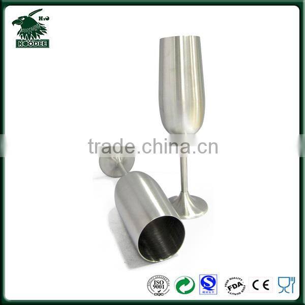 Wine set of 2pcs Champage glass stainless steel household supplier