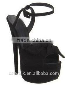2015 black heels sexy guangzhou wholesale sandal platform shoes ladies sandals
