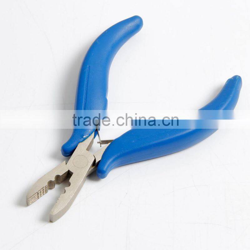 2016 hot selling Stainless steel hair extension pliers Function Clamp Plier Metal Micro Plier