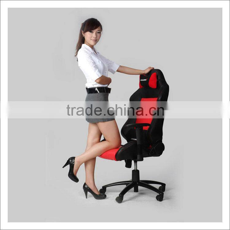 AKRACING new fashionable red leather swivel reclining ergonomic executive office chair