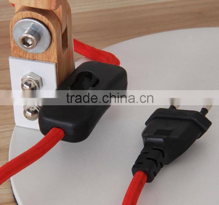 Ash wood lighting table lamp foldable pole table light for interior